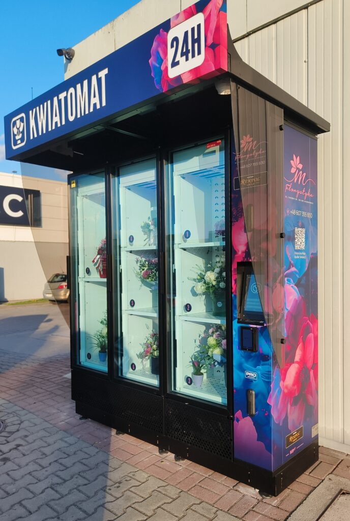 Kwiatomat 24h Skierniewice ul. Wyszyńskiego stacja Shell